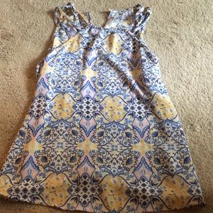 Pink Rose, medium tank top, with cut out sleeves!